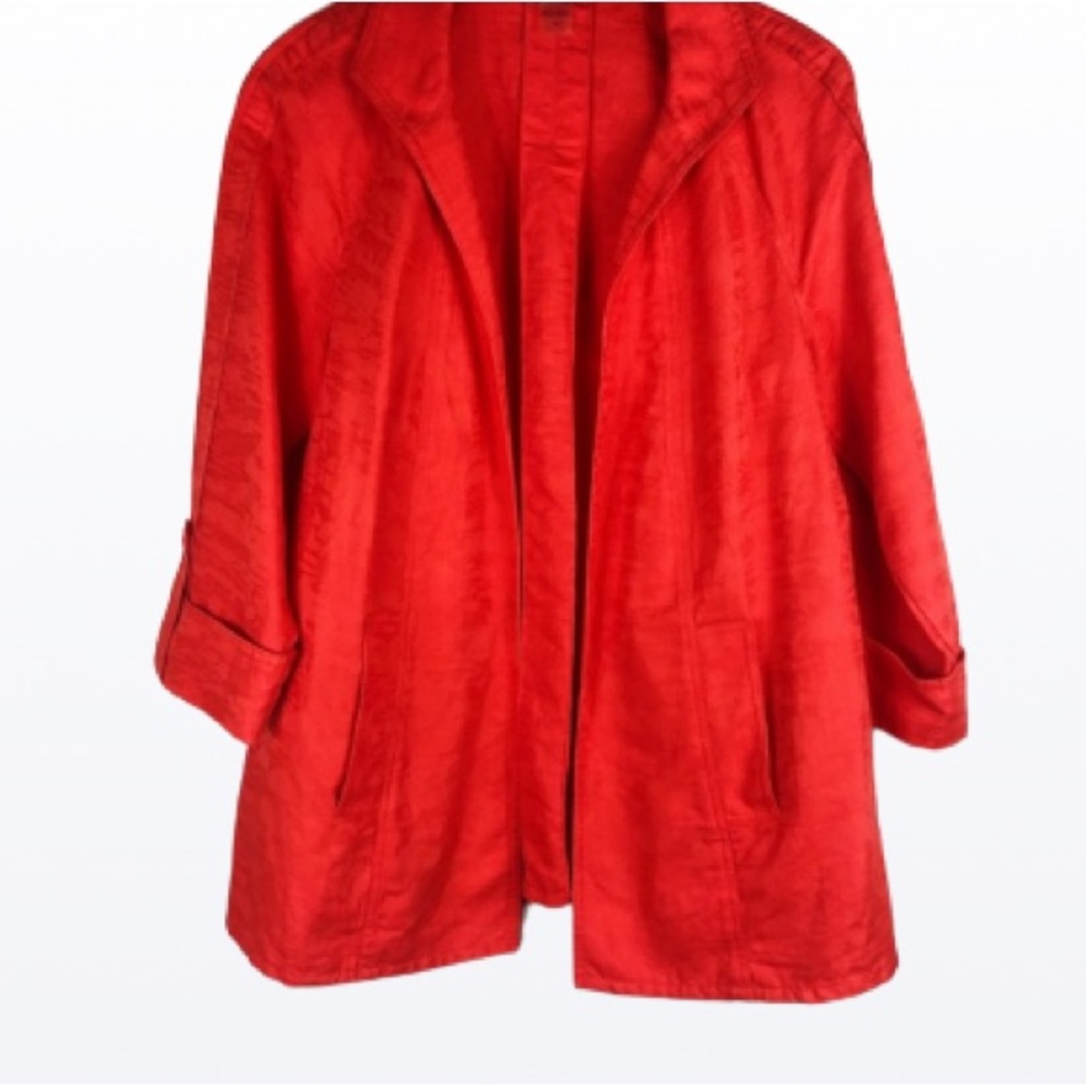 Peter Nygard Orange Open Jacket - image 5